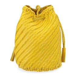 BORSA "POMPOM DOUBLE JUMP TAN"