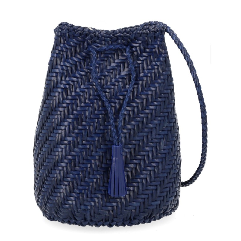 BORSA "POMPOM DOUBLE JUMP TAN"