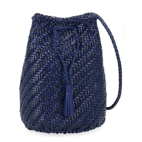 BORSA "POMPOM DOUBLE JUMP TAN"