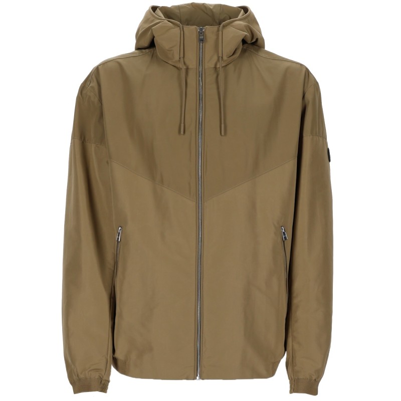 GIACCA CON CAPPUCCIO E ZIP