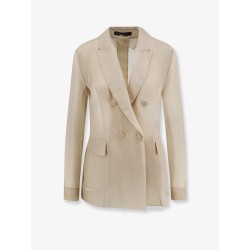Mxeslogan silk blazer