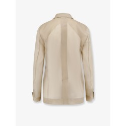 Mxeslogan silk blazer