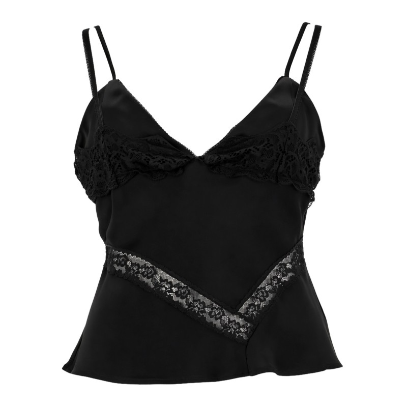 TOP CON DETTAGLI IN PIZZO