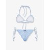 Sagitami nylon bikini with vichy pattern
