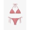 Sagitami nylon bikini with vichy pattern