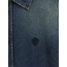 Certified washed cotton denim shirt
