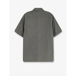 Cotton shirt with Logo patch