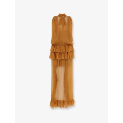 Asymmetric voile dress