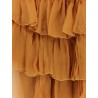 Asymmetric voile dress