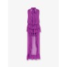 Asymmetric voile dress