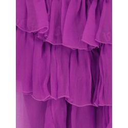 Asymmetric voile dress