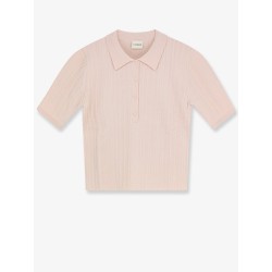 Cotton, cashmere and wool polo shirt