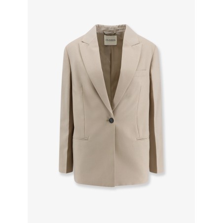 Virgin wool blend blazer