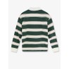 Striped Cotton Rugby Polo Shirt