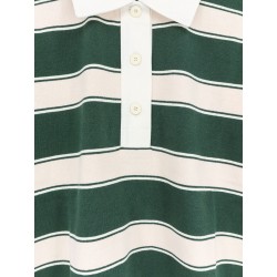 Striped Cotton Rugby Polo Shirt