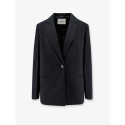 Virgin wool blend blazer