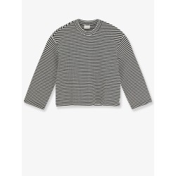 Striped cotton sweater
