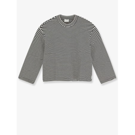 Striped cotton sweater