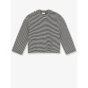 Striped cotton sweater