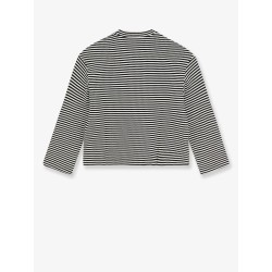 Striped cotton sweater