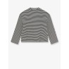 Striped cotton sweater