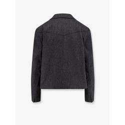 Jafleni double-breasted wool blend blazer
