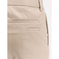 Cotton and silk trousers