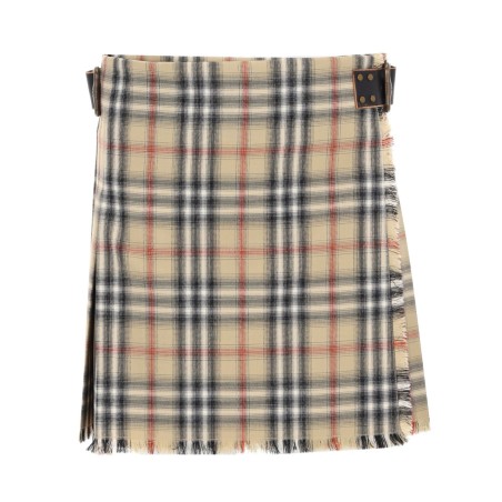 MINIGONNA KILT IN LANA CHECK