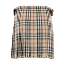 MINIGONNA KILT IN LANA CHECK