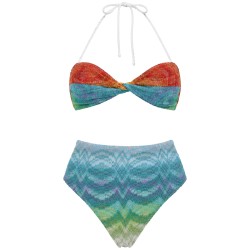 COSTUME BIKINI CON MOTIVO CHEVRON