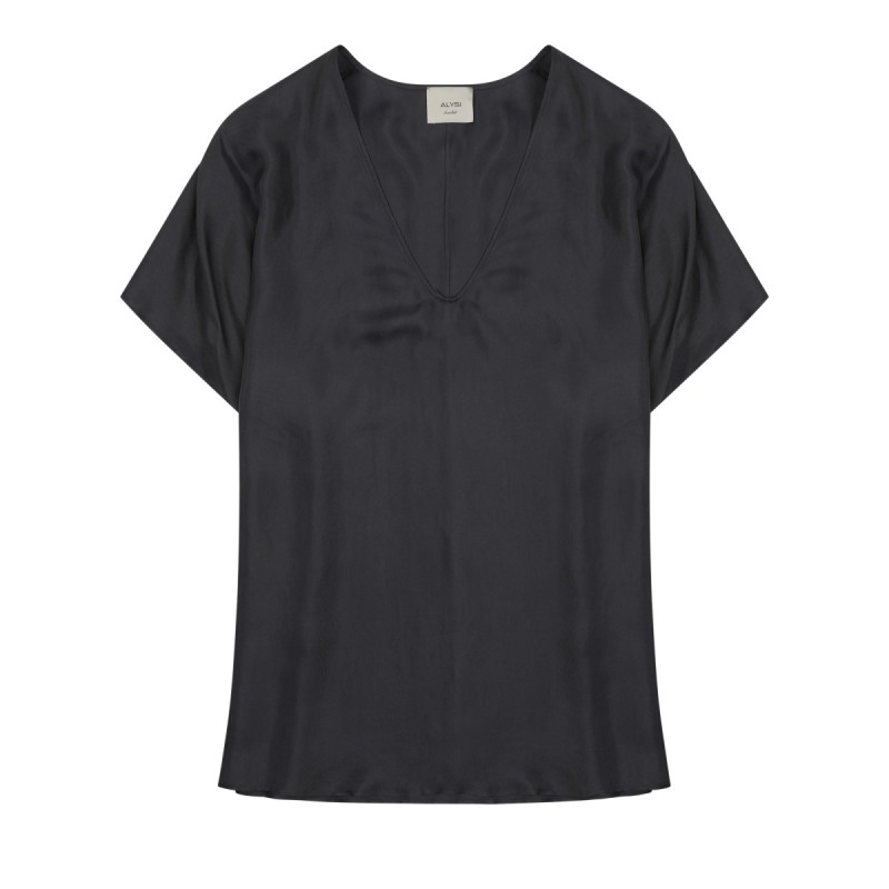 BLUSA IN TWILL DI SETA