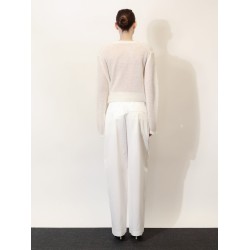 Relaxed cotton trousers