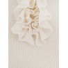 Ribbed cotton blend sweater