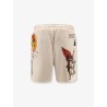 Cotton shorts with iconic print