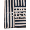 The Tote bag canvas handbag with embroidered logo on the front
