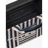 The Tote bag canvas handbag with embroidered logo on the front