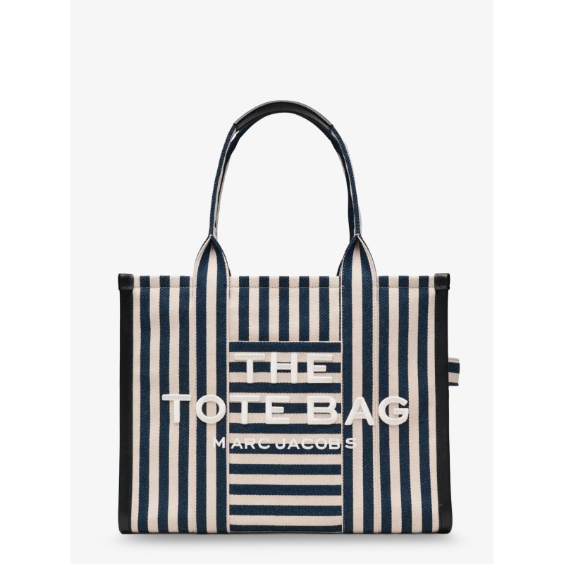 The Large Tote canvas handbag with front embroidered logo