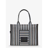 The Large Tote canvas handbag with front embroidered logo