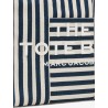 The Large Tote canvas handbag with front embroidered logo