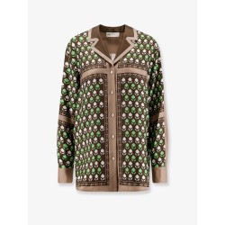Multicolor silk shirt