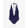 One-piece swimsuit with Horsebit details
