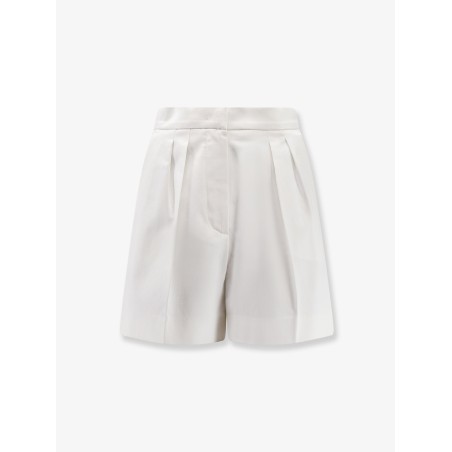 Tabacco stretch cotton shorts