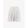 Tabacco stretch cotton shorts