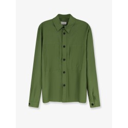 Viscose and linen shirt