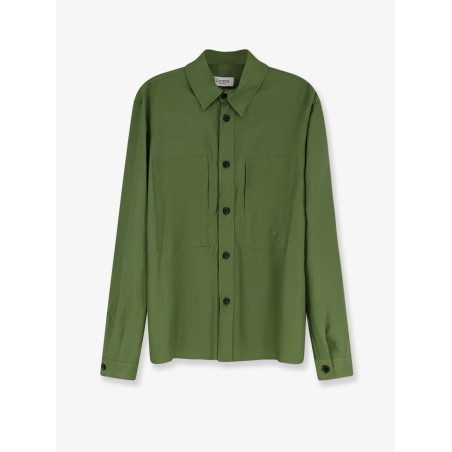Viscose and linen shirt