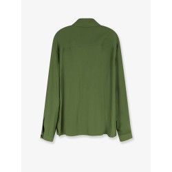 Viscose and linen shirt