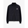 Nylon jacket with cotton inserts