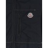 Nylon jacket with cotton inserts