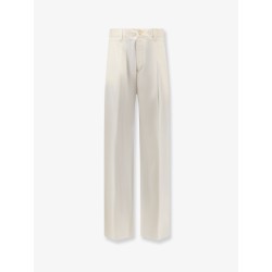 Stretch cotton trousers
