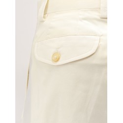 Stretch cotton trousers